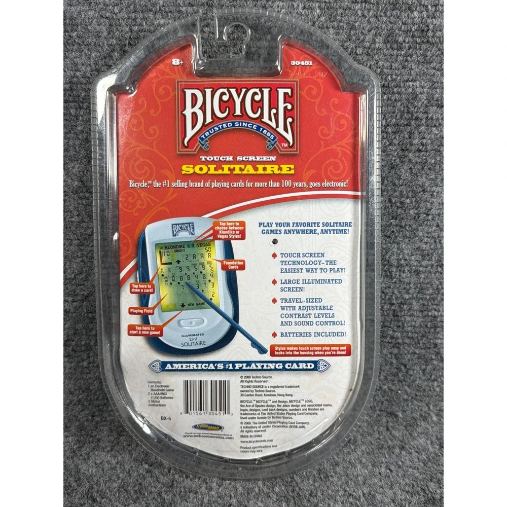 Bicycle illuminated solitaire